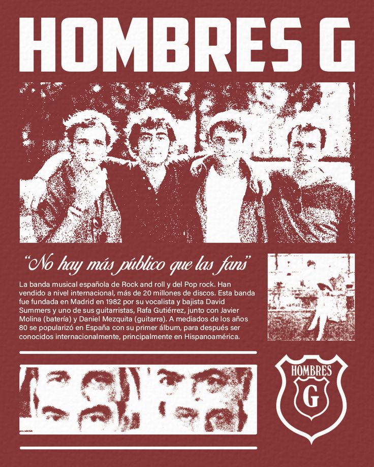 hombres g poster
